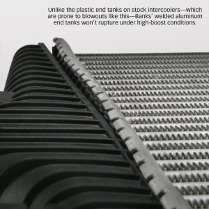 Ford F350 Intercooler Kit - Banks Power - Techni-Cooler - Red - `03-`04